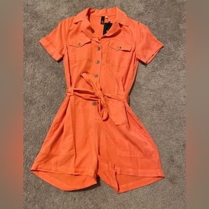 Kut from the Kloth Remi Waist Tie Romper